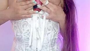 Mexican Stepmom with Giant Cameltoe Rips Clothes for Double Vaginal with Stepson in USA