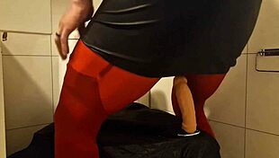 Wanted Production Slut Rides Huge Cock in Lingerie and Stockings Anal