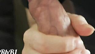 Redhead Milf Caresses Cock with Tongue Until He Cums