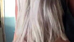 crossdressing model teases with backside reveal