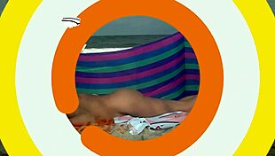 Nude beach wife fucked hard by BBC creampie