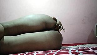 beautiful girl pleasures herself on mobile