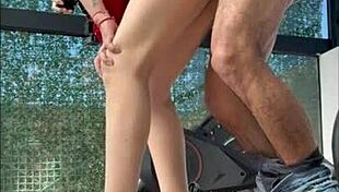 Hidden Camera Catches Argentinian Stepsis Sucking Cock In Gym