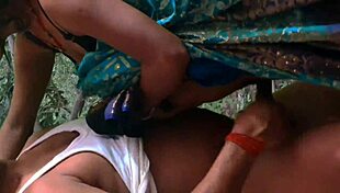desi santhali bhabhi hooks up for outdoor fucking