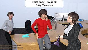 office party chaos unfolds in chapter 02 with comic twists at work