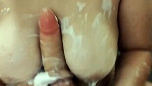 hey curvy filipina goddess, that steamy foam bath on your big natural tits looks so sensual and wet