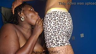 BBC Destroys Her Fat Pussy Moans Echo Loud!