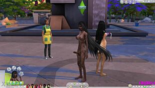 Sims 4 Ladyboy Pounds Pregnant Futanari Whore Outdoors Public