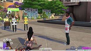 Sims 4 Ladyboy Pounds Pregnant Futanari Whore Outdoors Public