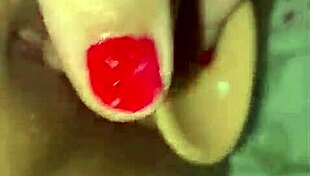 Overwhelmed with lust i ram toy deep in soaking pussy while rubbing clit desperately