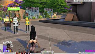 Sims 4 Ladyboy Pounds Pregnant Futanari Whore Outdoors Public