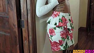 harley dean teases with big tits before interracial pounding