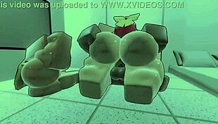 two dominant bitches roughly ride monster cock roblox condo creampie