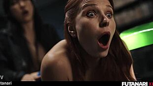 asian futa ladyboy anal fucks redhead creampie cleanup shemale cumshots