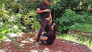 late for training horny skinny latina brunette punished with outdoor monster cock hardcore fucking big ass big tits