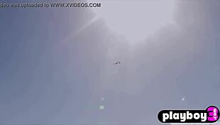 i can't stop staring at this perfect big tits blonde lesbian soaring naked outdoors