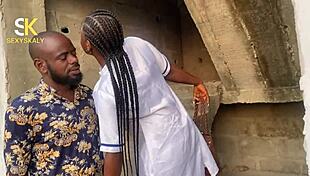 NURSE BENDS OVER for DOGGYSTYLE with PATIENT in HOSPITAL quickie!