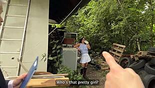 hunt4k hunter totally digs outdoor ride with hot czech brunette