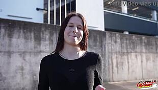 German Scout Picks Petite Redhead Teen Delina For Rough Casting Cock Pound