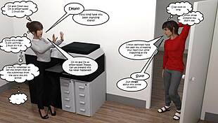 office party chaos unfolds in chapter 02 with comic twists at work