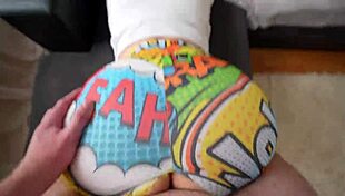 Caught Stepsister Masturbating Then Fucked Her Big Juicy Ass Tearing Leggings Pov Creampie