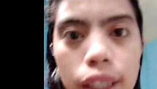 Filipina strips in shower. Boldly fingers shaved small tits pussy