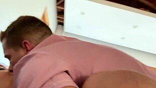 Ever seen a spanish stud rail a chinese slut's huge tits like this?