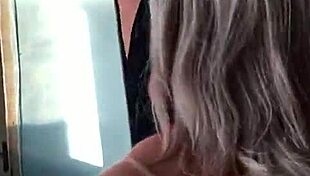 crossdressing model teases with backside reveal