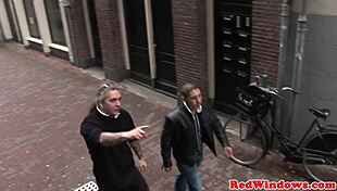 tourist drowns real dutch hooker in sticky cum shower