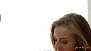 damn amazing cute blonde zelus fingers shaved pussy with dildo in lingerie