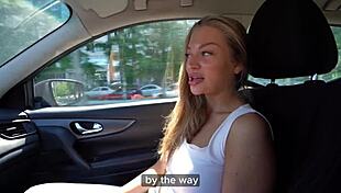 WOW! NUDE ARTIST SPERM PAINTING DRIVES HOME SENSUAL FUCK STORY