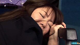 Uniform Girl Bound Bent Over Doggystyle Creampie Fingered by Guys Vibrator Nipples