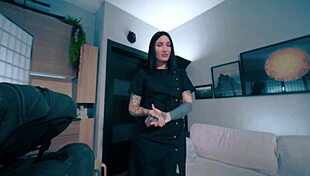 Nurse's latex gloves milk patient semen in hospital pov