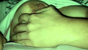 playing with stepsister's wet pussy while she watches porn so juicy and tight