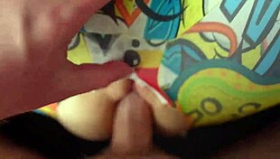 Caught Stepsister Masturbating Then Fucked Her Big Juicy Ass Tearing Leggings Pov Creampie