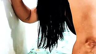 halloween interracial oil massage has hot white stepdaughter deepthroating black stepdad's monster cock