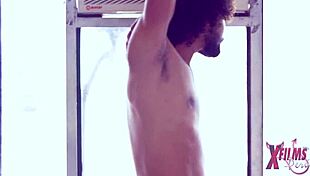 Big tit curvy latina redhead rides coach cock hard