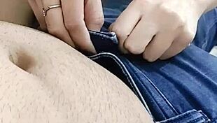 Athletic Step Cousin Rides Step Brother's Cock Doggystyle Bent Over in Juicy Pussy Workout