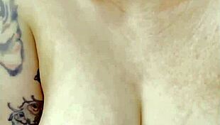 Blonde flaunts big natural boobs in sexy body reveal