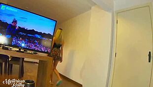 hot half-sis skirt no panties bro creampies her deep 🔥💦