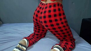 Woman Strips Pajamas for Clit Sucking Excitement