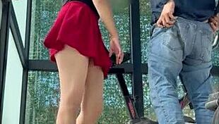 Hidden Camera Catches Argentinian Stepsis Sucking Cock In Gym