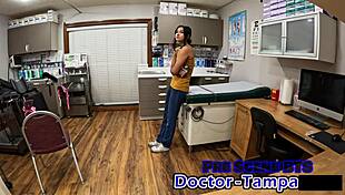 dr tampa's entrance physical for zombae at university 😍 nurse spreads for patient pov