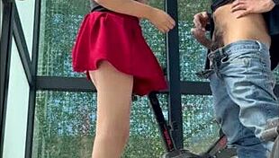 Hidden Camera Catches Argentinian Stepsis Sucking Cock In Gym