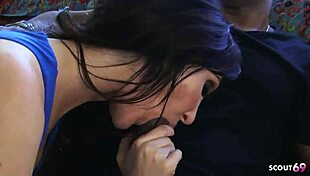 Teen Joins Stepmom's BBC Threesome