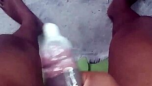 Labeto Cums in Condom Safe Sex Machine Masturbation to Ebony Song