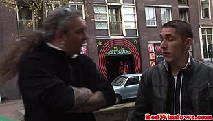 tourist drowns real dutch hooker in sticky cum shower