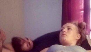 Snow bunny teases shaved pussy solo with toys outside