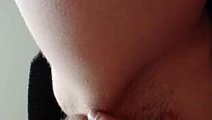 i cum hard rubbing my hairy wet pussy!