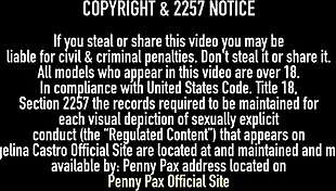 Redhead Penny Pax jams double head dildo deep in pussy outdoors 🍆💦🔥